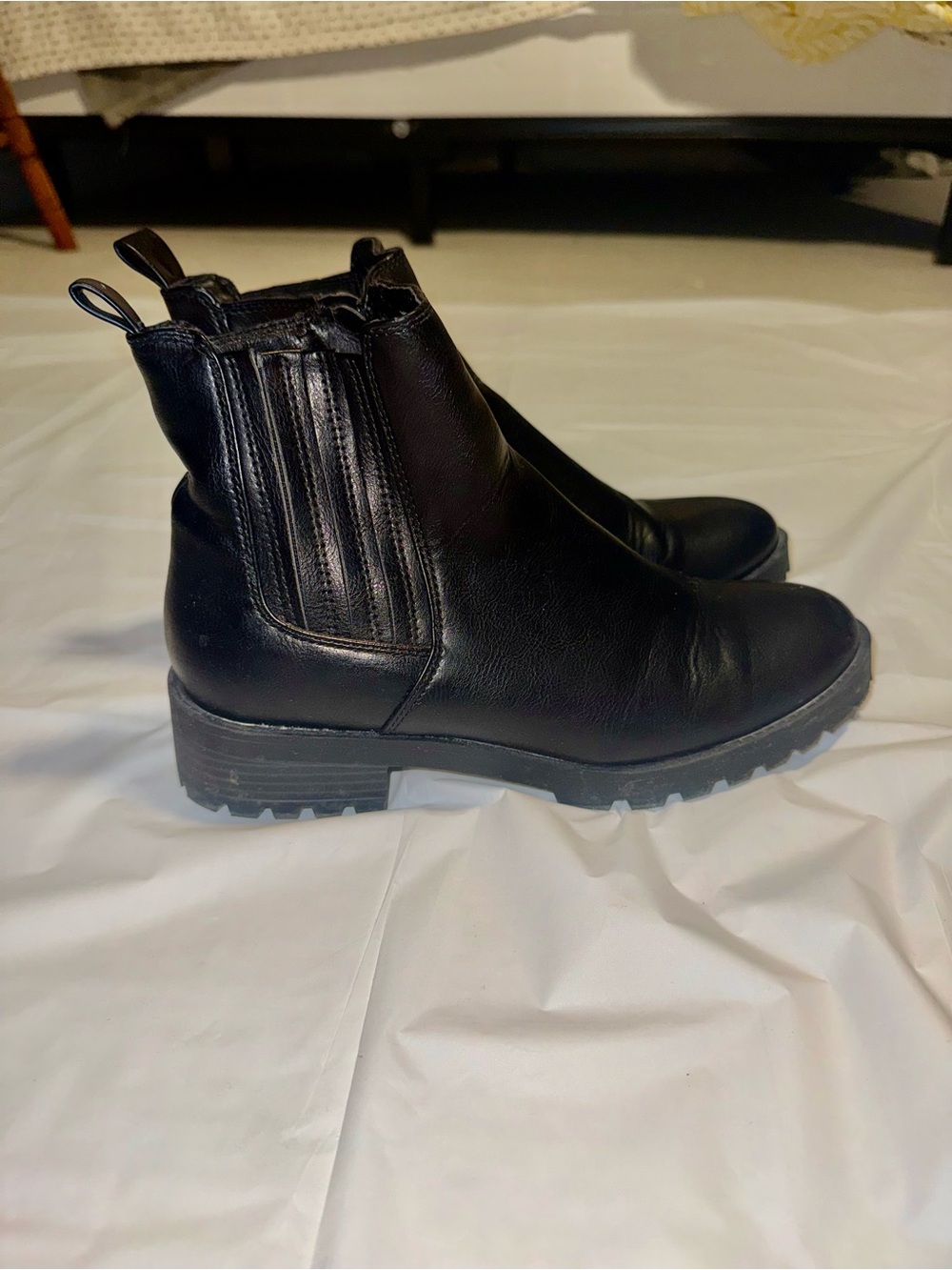 Classic Black Ankle Boots - Women's
